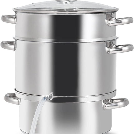 11-Quart Stainless Steel Fruit Juicer Steamer