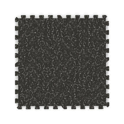 0.79 inch Thick Rubber Top Exercise Mat 48 Sq Ft with Boarders