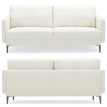 Modern Loveseat with Comfy Backrest Cushions