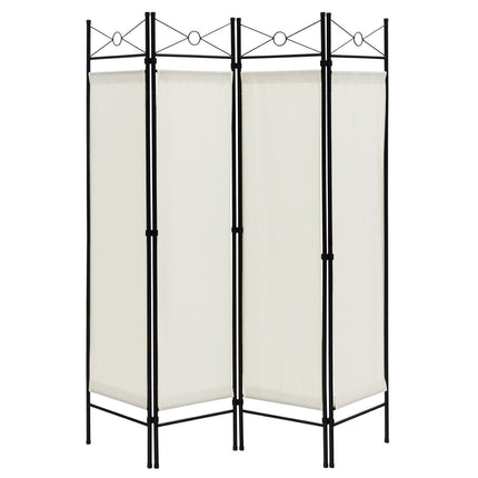 6 Feet 4-Panel Folding Freestanding Room Divider