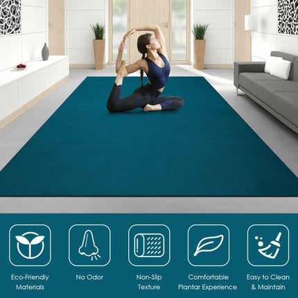 Large Yoga Mat 6' x 4' x 8 mm Thick Workout Mats