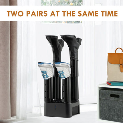 Prevent Odor Mold & Bacteria 4 Shoe Electric Dryer with Timer