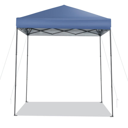6.6 x 6.6 Feet Outdoor Pop-up Canopy Tent with UPF 50+ Sun Protection
