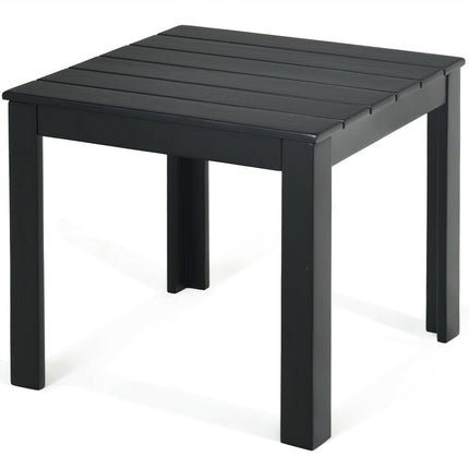 Wooden Square Patio Coffee Bistro Table