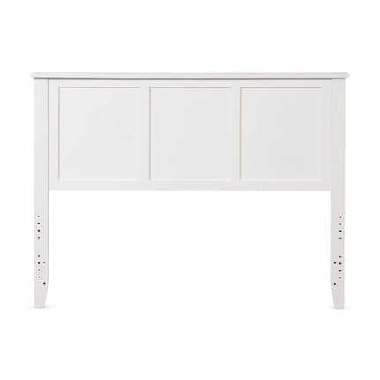 Full Wood Headboard Flat Panel with Pre-drilled Holes and Height Adjustment