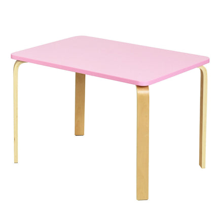 3 Piece Kids Wooden Activity Table and 2 Chairs Set