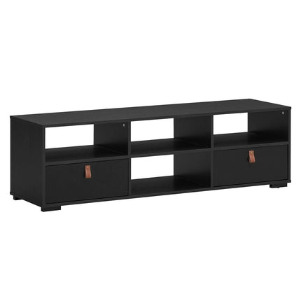 TV Stand Entertainment Media Center Console for TV's up to 60 Inch with Drawers Walnut
