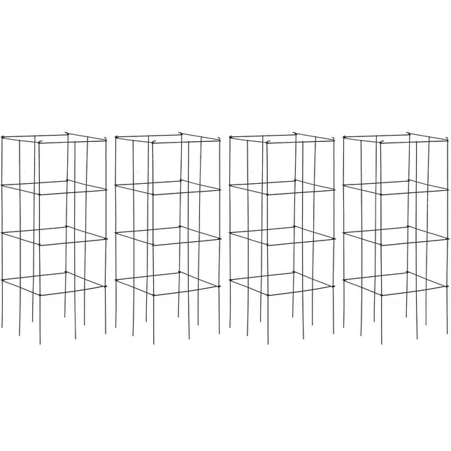 4 Pack Garden Trellis for Climbing Plants for Flower Vegetable