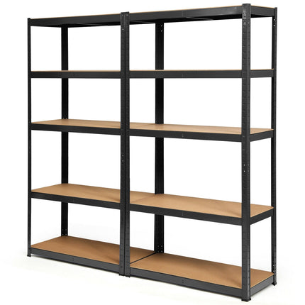 2 Pcs Storage Shelves Garage Shelving Units Tool Utility Shelves