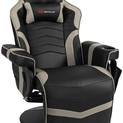 Ergonomic High Back Massage Gaming Chair with Pillow
