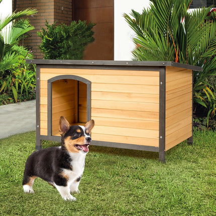 Wood Extreme Weather Resistant Pet Log Cabin
