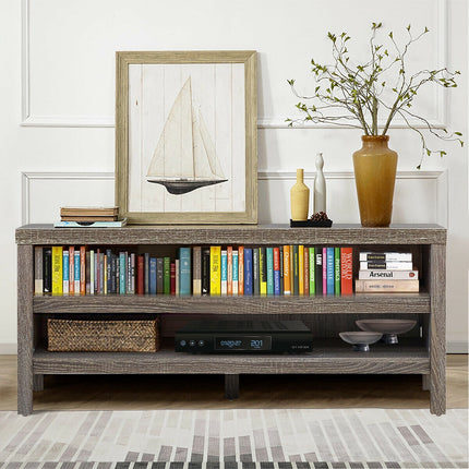 3-Tier TV Stand Console Cabinet for TV's up to 45 Inch with Storage Shelves