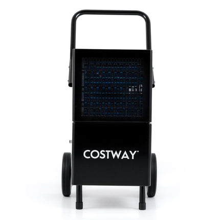 189 Pints Commercial Dehumidifier with Built-in Water Pump-Black
