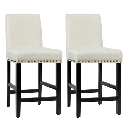 25 Inch Kitchen Chairs w/ Rubber Wood Legs