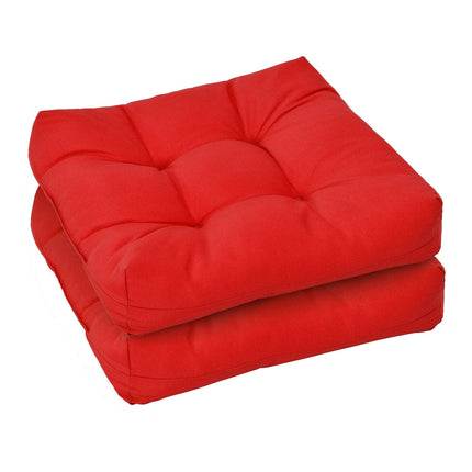 21 Inch x 21 Inch Patio Chair Seat Cushion Pads for Indoor and Outdoor
