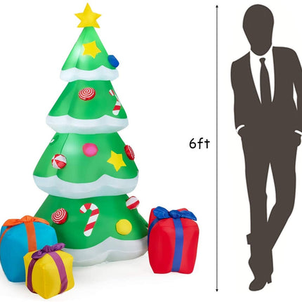 Inflatable Christmas Tree with 3 Gift Wrapped Boxes
