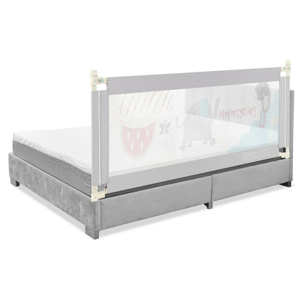 69 Inch Toddlers Vertical Lifting Baby Bedrail Guard with Lock