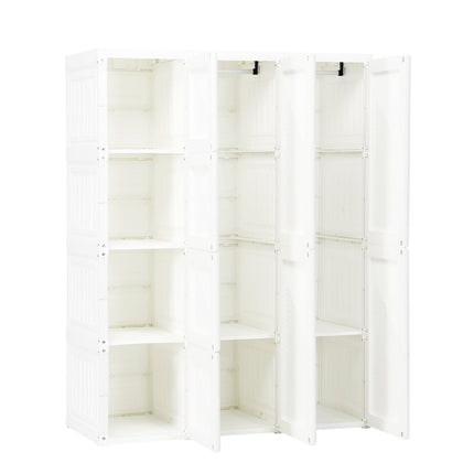 Foldable Closet Clothes Organizer with 8 Cubby Storage