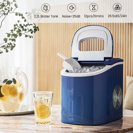 Mini Portable Compact Electric Ice Maker Machine