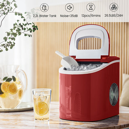 Mini Portable Compact Electric Ice Maker Machine
