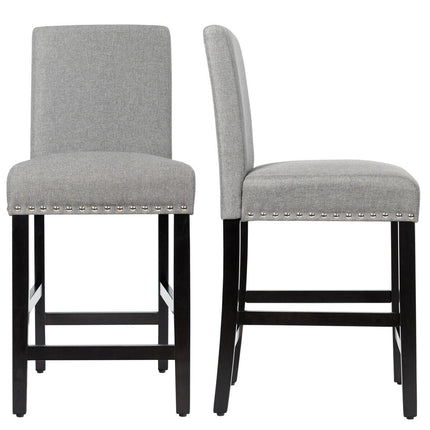25 Inch Kitchen Chairs w/ Rubber Wood Legs
