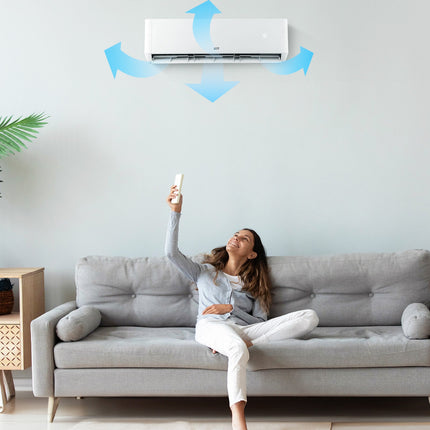 27000 BTU 2 Zone 22 SEER2 Mini Split AC with Heat Pump