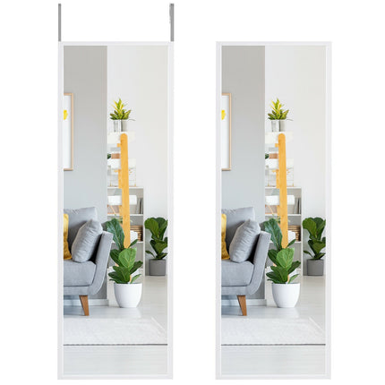 Full Length Metal Door Mirror with Adjustable Hook