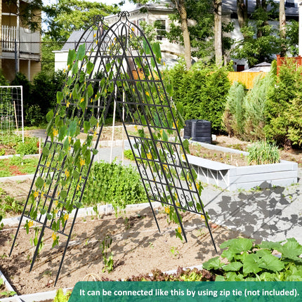 2/4 Pack 71 x 20 Inch Metal Garden Trellis for Climbing Plants