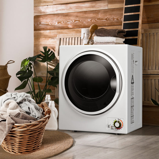 1.5 Cu .ft Clothes Dryer with with Stainless Steel Wall Mount