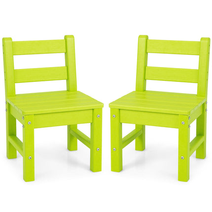 2 Pieces Kids Learning Chair set with Backrest