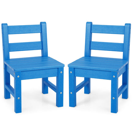 2 Pieces Kids Learning Chair set with Backrest