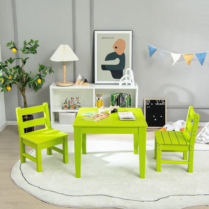 2 Pieces Kids Learning Chair set with Backrest