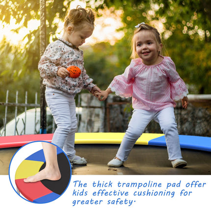 14 Feet Waterproof and Tear-Resistant Universal Trampoline Safety Pad Spring Cover