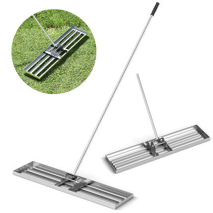 42 x 10 Inch Lawn Leveling Rake with Ergonomic Handle