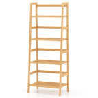 Tier Multifunctional Bamboo Bookcase Storage Stand Rack