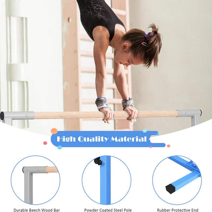 Adjustable Gymnastics Horizontal Bar for Kids