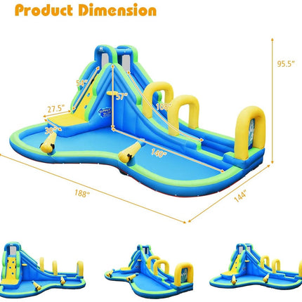 Multifunctional Inflatable Water Bounce with 735W Blower