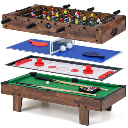 4 in 1 Combo Game Table Set with Billiards