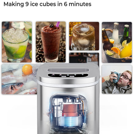 Mini Portable Compact Electric Ice Maker Machine
