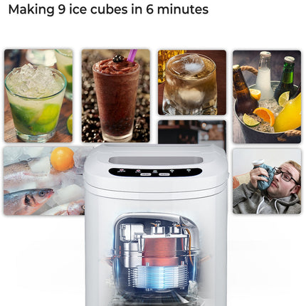 Mini Portable Compact Electric Ice Maker Machine