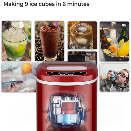 Mini Portable Compact Electric Ice Maker Machine