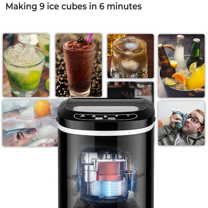 Mini Portable Compact Electric Ice Maker Machine