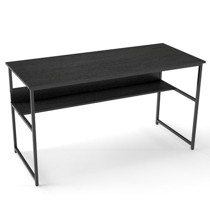55 x 24 inch Computer Desk with Power Outlets and USB Ports