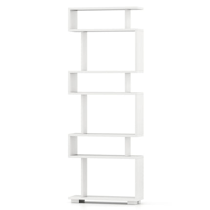 6-Tier Bookcase with Anti-Tipping Kit