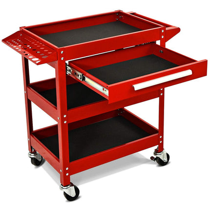 Rolling Tool Cart Mechanic Cabinet Storage ToolBox Organizer with Drawer