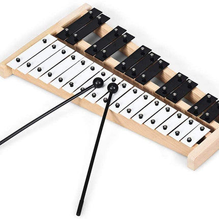 27 Note Glockenspiel Xylophone with 2 Rubber Mallets