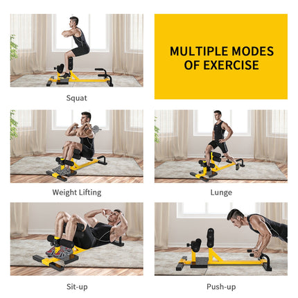 3-in-1 Sissy Squat Ab Workout Home Gym Sit-up Machine