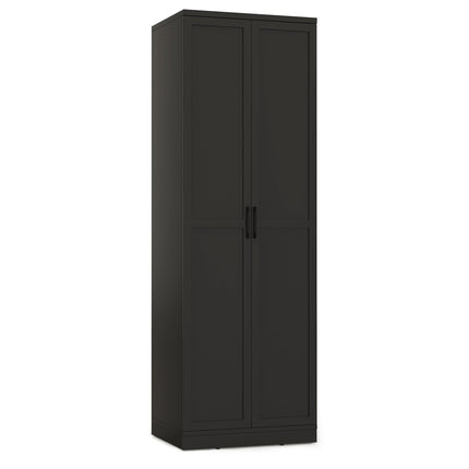 70 Inch Freestanding Storage Cabinet with 2 Doors and 5 Shelves