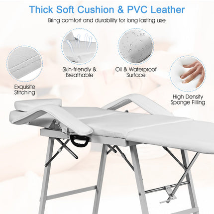 73 Inch Portable Tattoo Salon Facial Bed Massage Table
