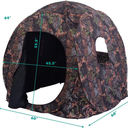 Portable Pop up Ground Camo Blind Hunting Enclosure